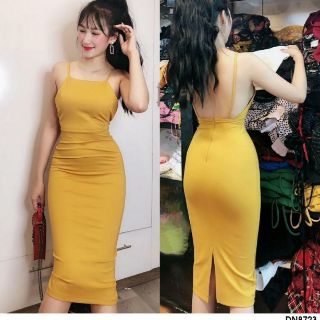 Đầm body hở lưng sexy