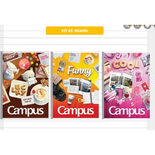 Vở kẻ ngang Campus 200 trang Gift