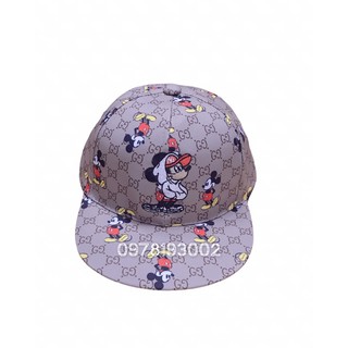 Nón kết snap chuột mickey bé trai (Xám)