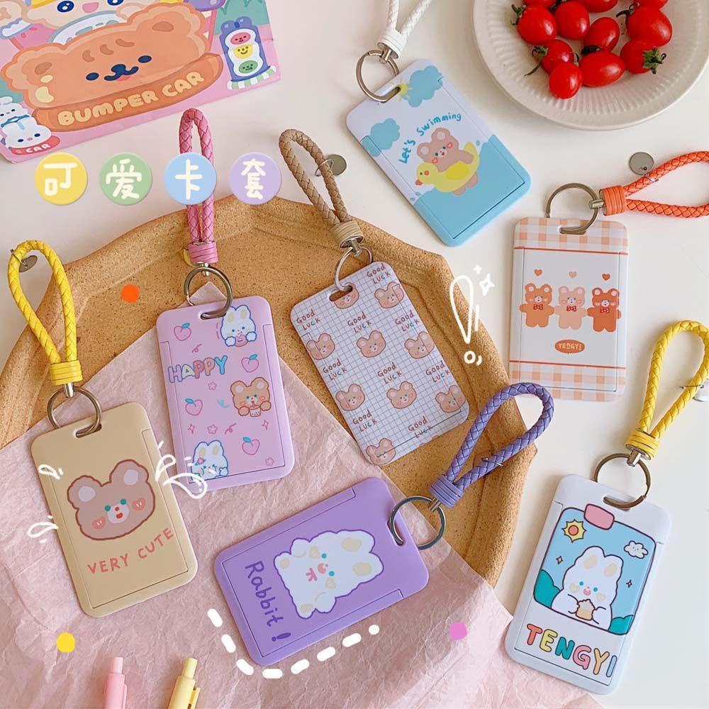 Vỏ Đựng Thẻ ID / Tên Chống Thấm Nước Kèm Móc Khóa Tiện Dụng