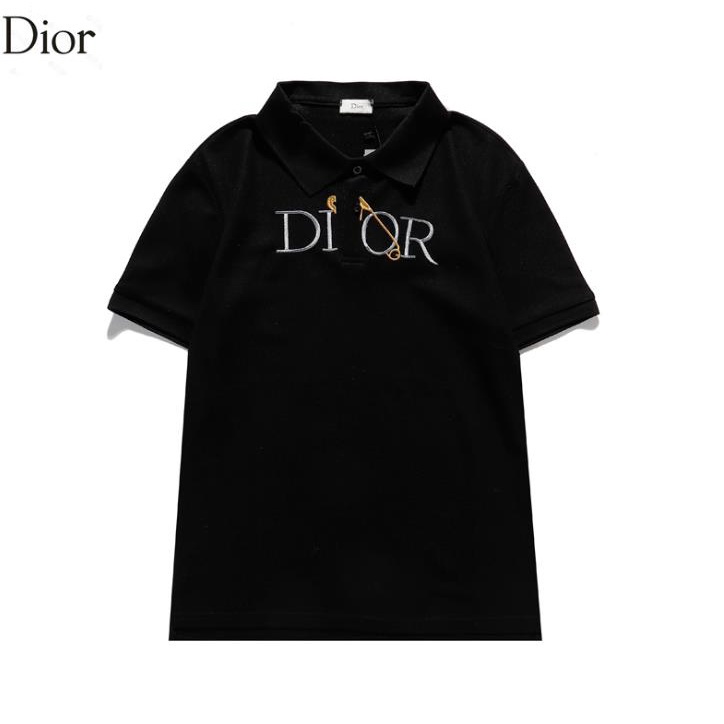 Dior áo polo Tay Ngắn Dáng Rộng Chất Liệu Cotton Cao Cấp In Họa Tiết Thời Trang Công Sở Dành Cho Nam Và Nữ | BigBuy360 - bigbuy360.vn