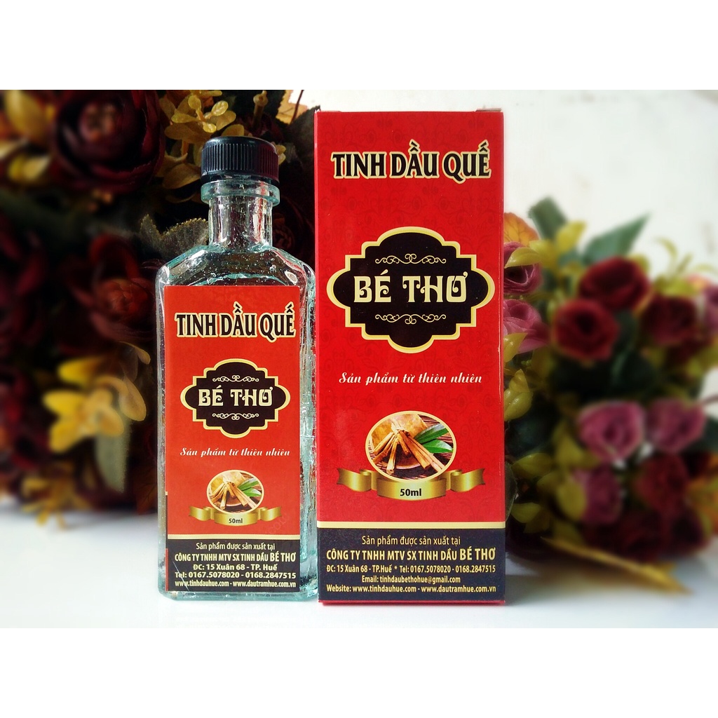 Tinh Dầu Quế Bé Thơ Huế Bảo Vệ Cơ Thể Cho Bé Và Gia Đình.Suckhoechomoinha