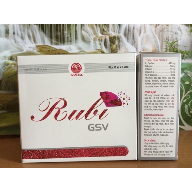 RUBI GSV- Viên Uống Giảm Nám, Ngừa Lão Hoá | BigBuy360 - bigbuy360.vn