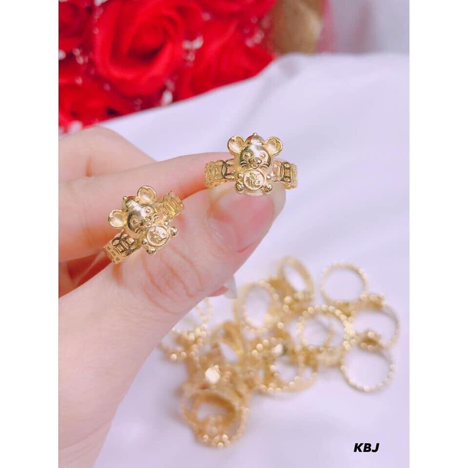 NHẪN KIM TIỀN CHUỘT BẠC XI LINH MIU SILVER