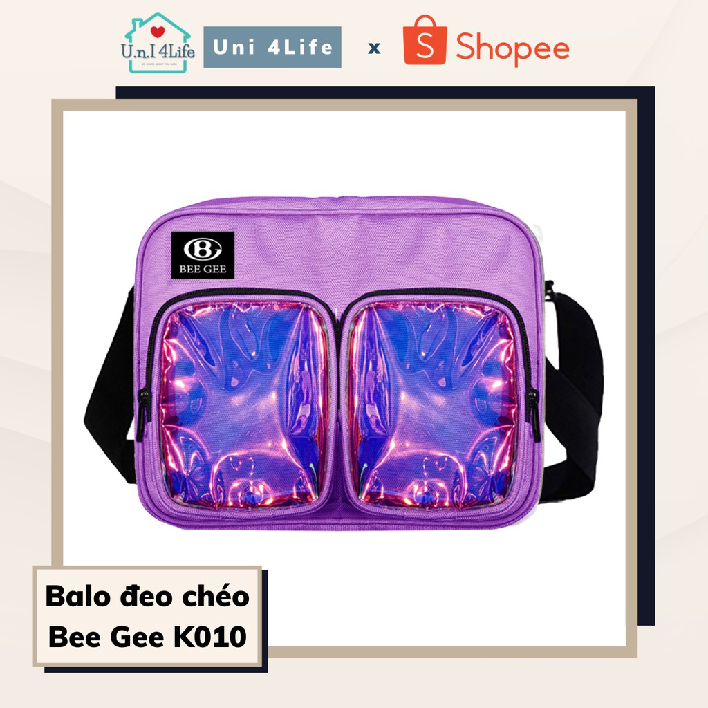 Túi Đeo Chéo Nam Nữ Thời Trang Kiếng Bóng Hologram K010 | BEE GEE