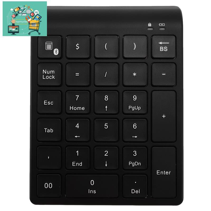 27 Keys Bluetooth Wireless Numeric Keypad Mini Numpad With More Function Keys Digital Keyboard For Pc Accounting Tasks