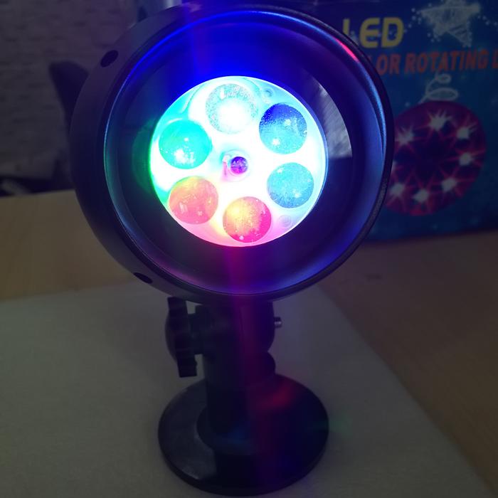 Đèn Noel, Tết Lawn Lamp Đèn Led rọi nhà xoay tròn IP68 Lawn Lamp