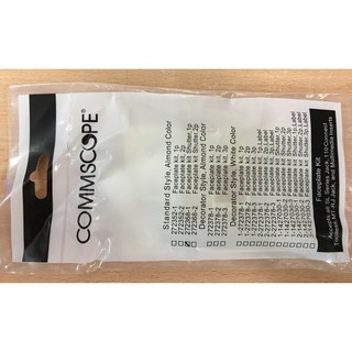 Mặt mạng Wallplate âm tường, mặt oulet 1 cổng amp/commscope