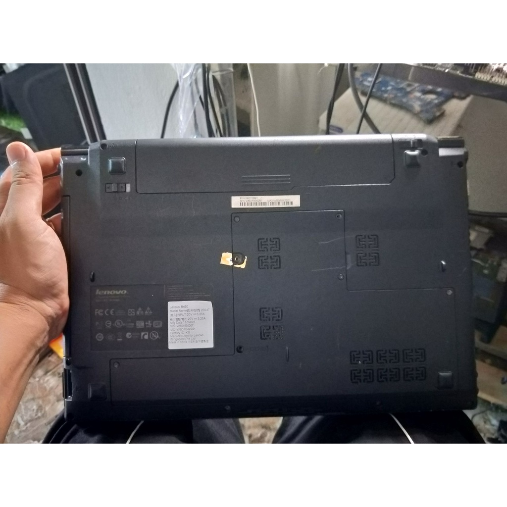 Bộ vỏ laptop lenovo b460 đẹp trên 90%, mặt a, mặt b, c, mặt d lenovo b460