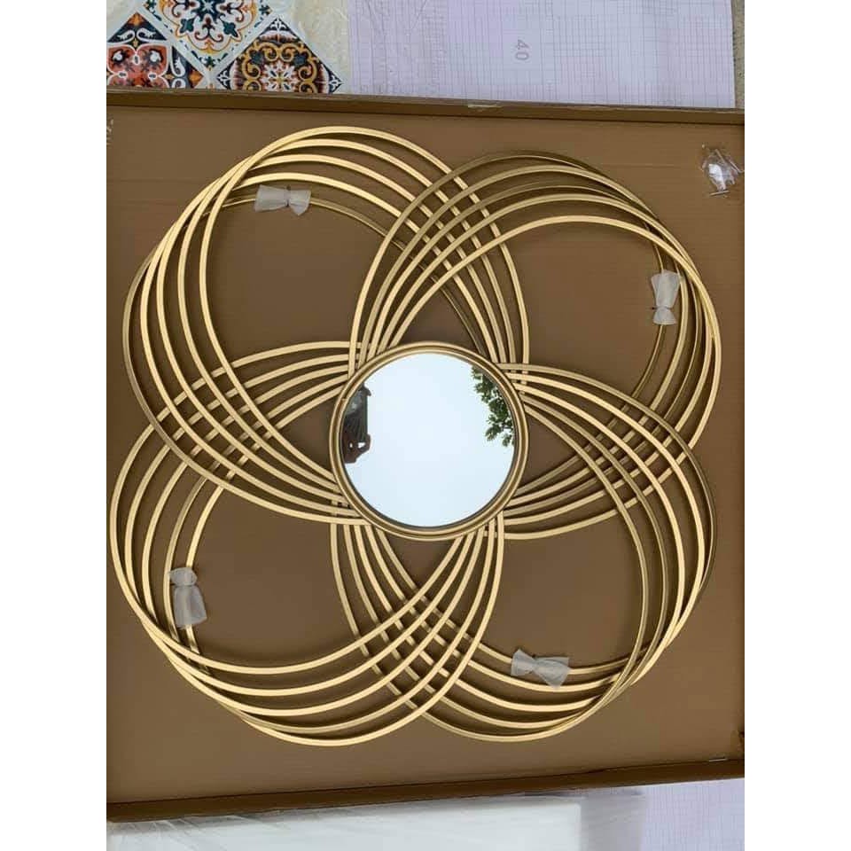 Gương Treo Tường trang trí  Nghệ Thuật, Gương  Decor,Phong Thủy Thân Kim Loại  mẫu mới - Mã 2403