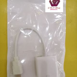 Cáp chuyển HDMI sang VGA ( trắng)