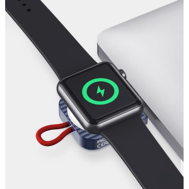 Sạc không dây Apple Watch Rock W26 Urtechcorner cắm trực tiếp qua USB không cần dây thiết kế nhỏ gọn dễ mang theo