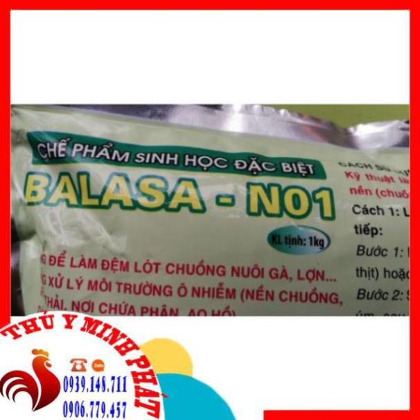 MEN RẮC NỀN CHUỒNG BALASA NO1 gói 1kg