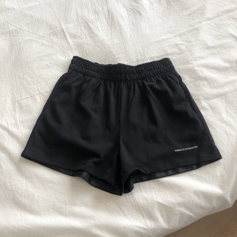 Quần short đùi đũi unisex chun thêu siêu cá tính