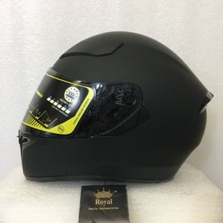 Nón bảo hiểm Royal M138B đen full