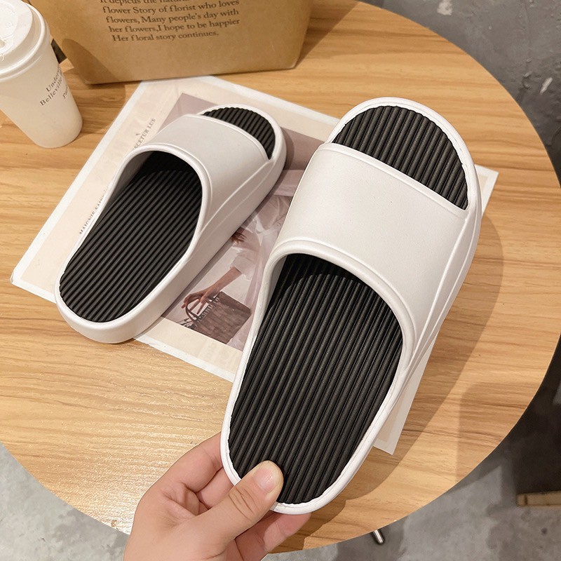 Dép Eva quai ngang nam nữ  đế cao 4cm