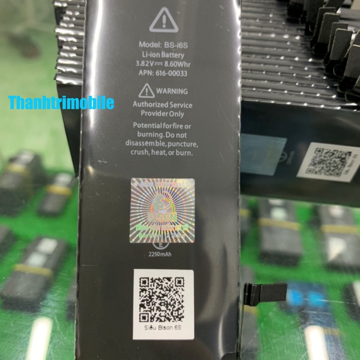 Pin 6s Bison dung lượng cao 2250mAh