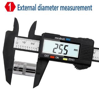 Electronic Digital Caliper with Plastic Material and Size 0-100 / 150mm
