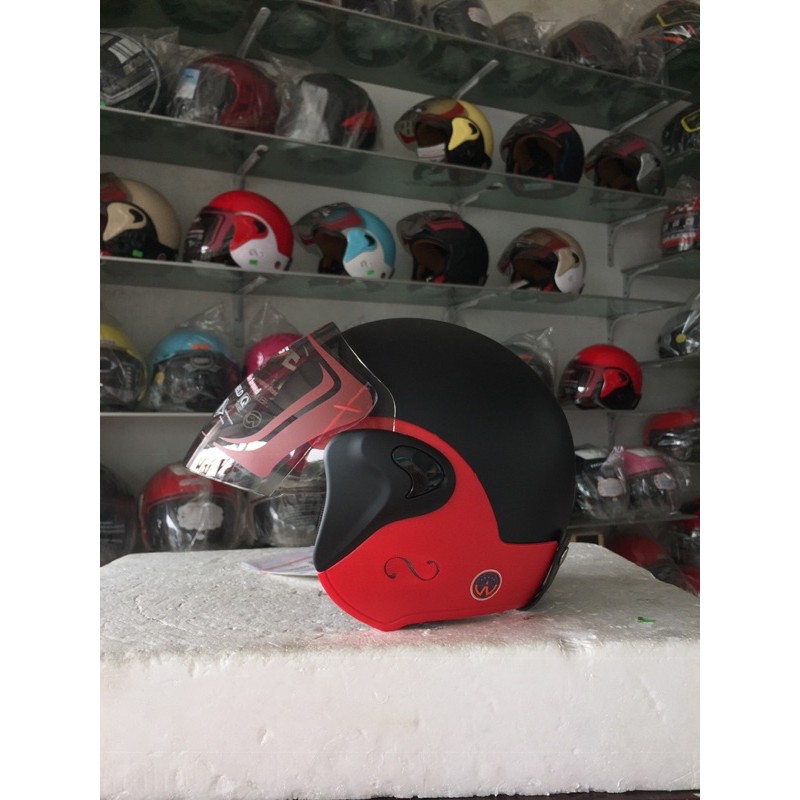 Kính mũ bảo hiểm  nắp vừa mũ GRS A318k , mũ GRO A318k