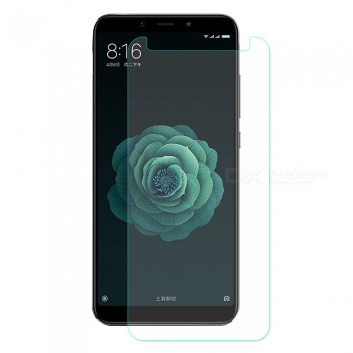 Kính cường lực trong suốt Xiaomi Mi 6x / Mi A2 (Kèm miếng lau)