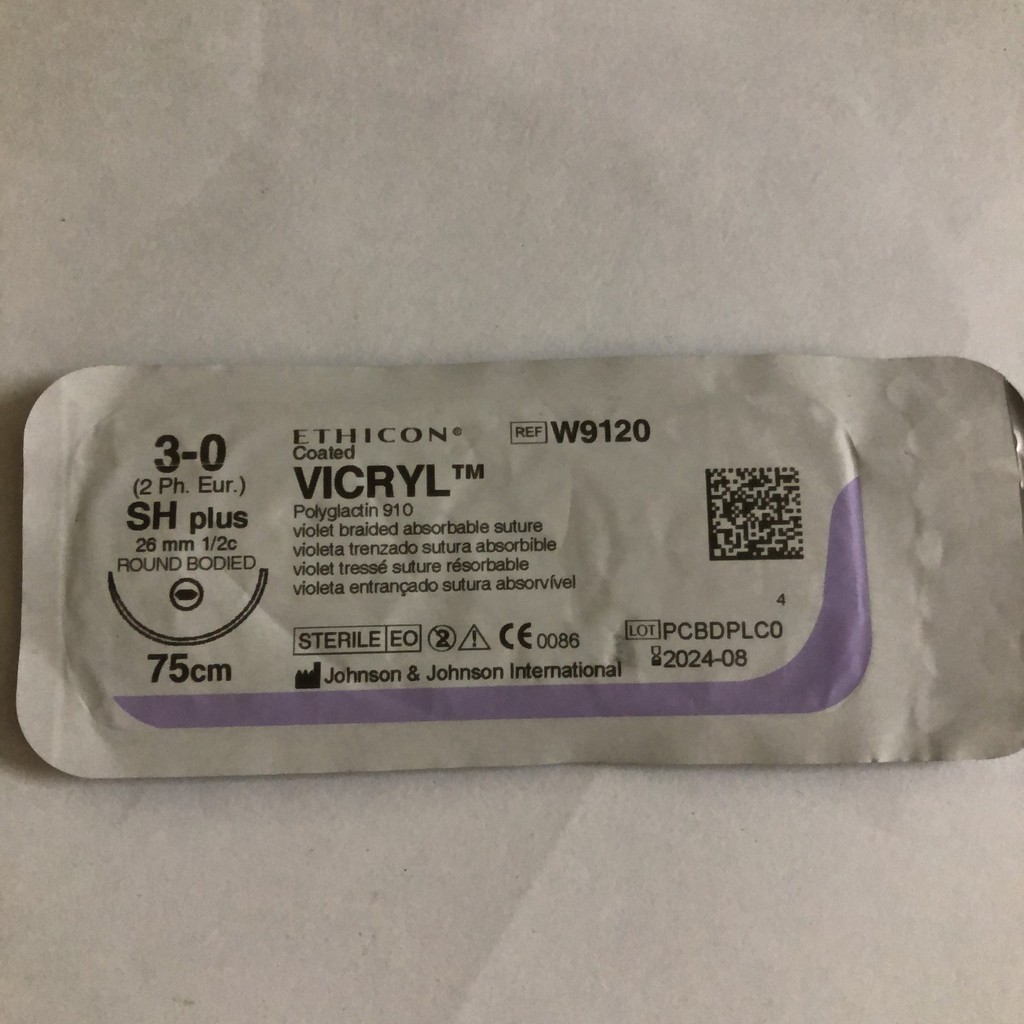 Chỉ phẫu thuật tự tiêu Vicryl 3.0