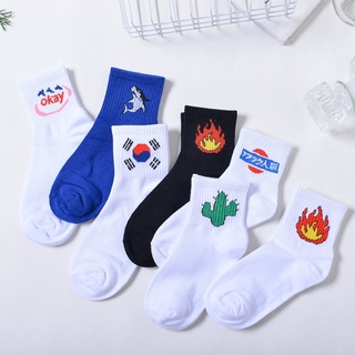 Đôi tất nam, nữ cổ cao Vinido hàn quốc more than dope in hình rẻ đẹp