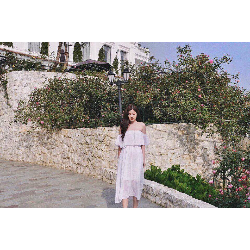 Váy đũi trắng tinh khôi | BigBuy360 - bigbuy360.vn