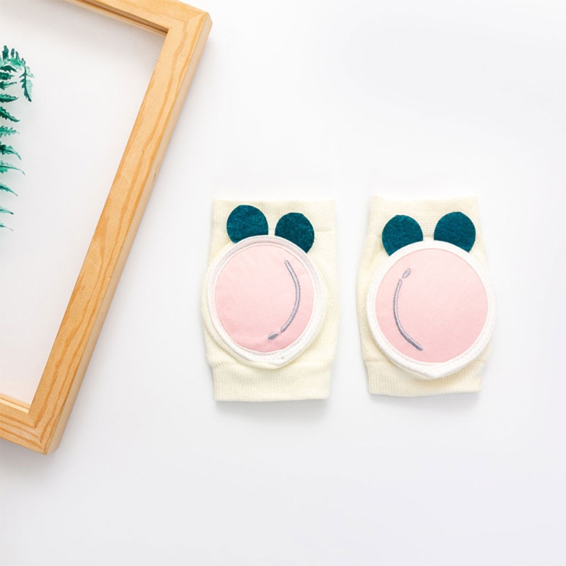 Cặp đệm bảo vệ đầu gối giữ ấm chống trượt co giãn điều chỉnh được cho bé tập bò