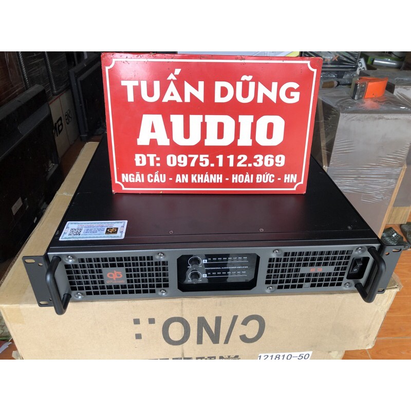 Cục Đẩy Công Suất Chính Hãng QT audiotic -E3 và E3 Pro : 2 Kênh - 20 Sò TOSHIBA JAPAN - Tổng Công Suất 1200W