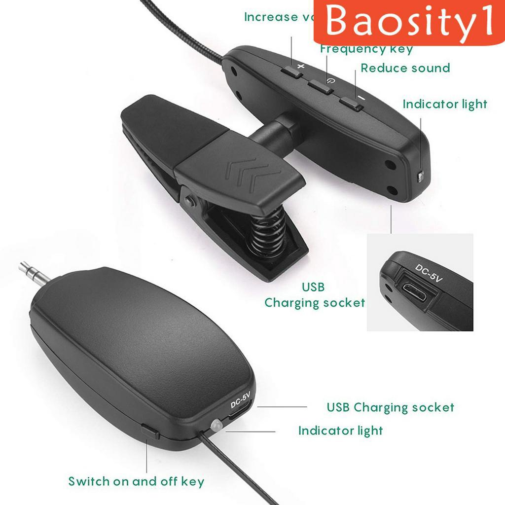 ✨Hàng sẵn sàng✨Microphone không dây UHF 1 Cho Kèn Saxophone