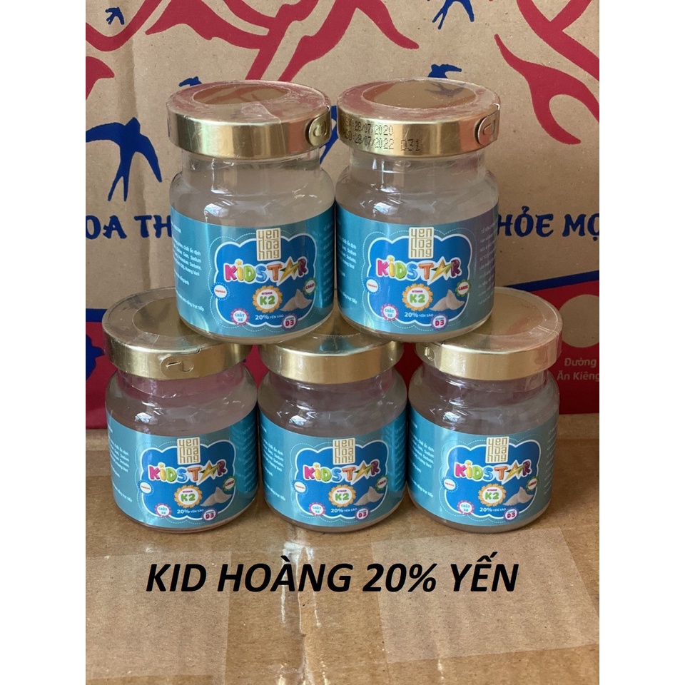 COMBO 10 lọ rời yến KID HOÀNG 20% tổ yến siêu ngon