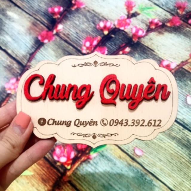 Combo Bảng Gỗ Thương Hiệu kèm Thảm 3D