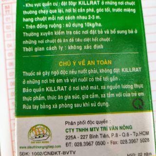 Thuốc diệt chuột Killrat