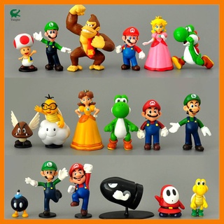 Set 18 Mô Hình Đồ Chơi Các Nhân Vật Trong Game Super Mario