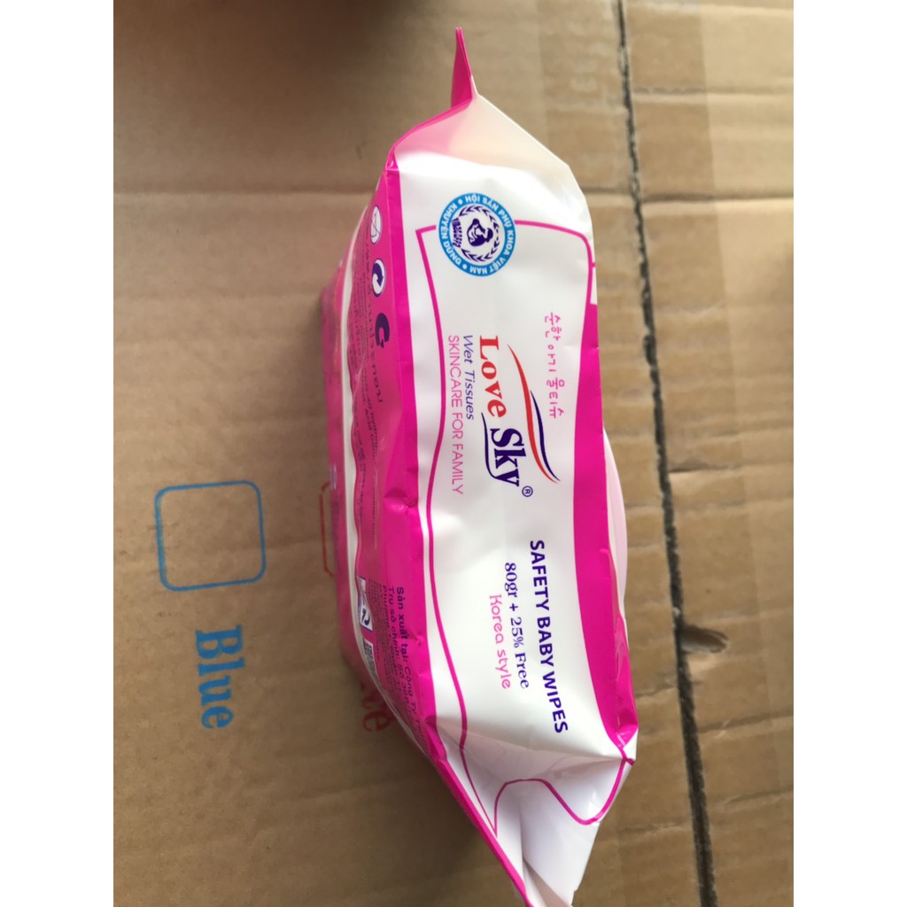 KHĂN GIẤY ƯỚT HÀN QUỐC HÌNH CÔ GÁI 80G TIỆN LỢI
