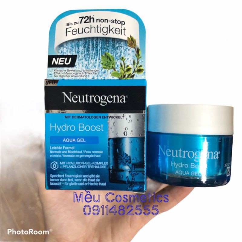 KEM DƯỠNG CẤP NƯỚC NGÀY ĐÊM NEUTROGENA HYDRO BOOST AQUA-GEL 50ML