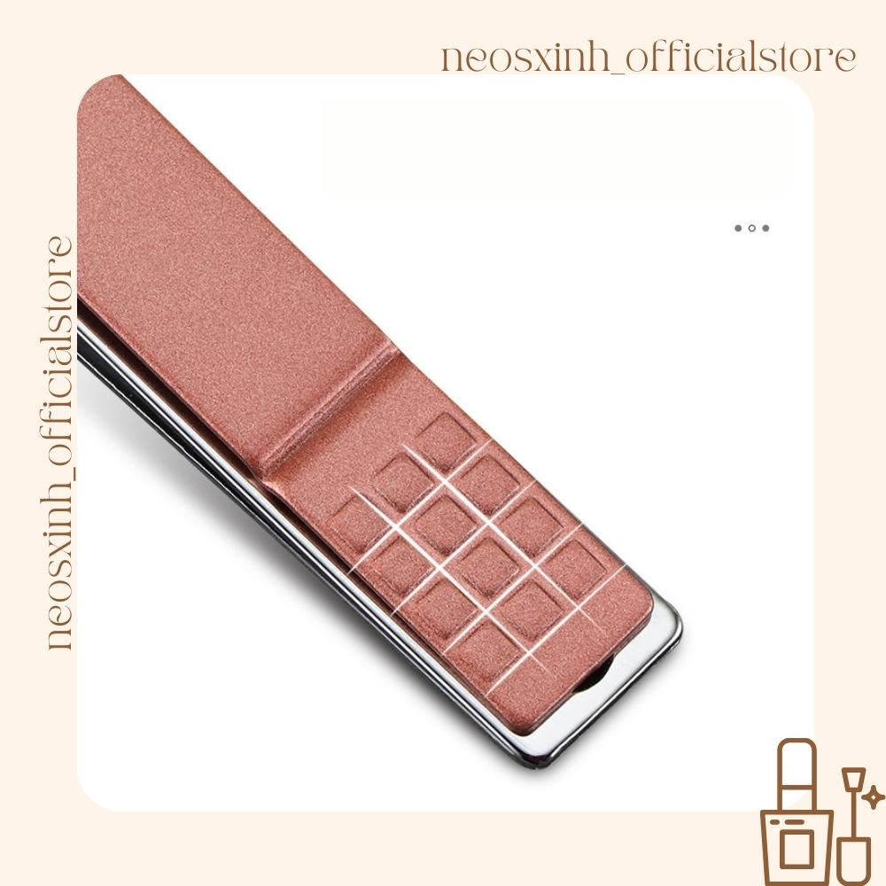 Cắt Bấm Móng Tay Mạ Hồng 3 Kiểu Bằng Thép Không Gỉ - Neosxinh Nails