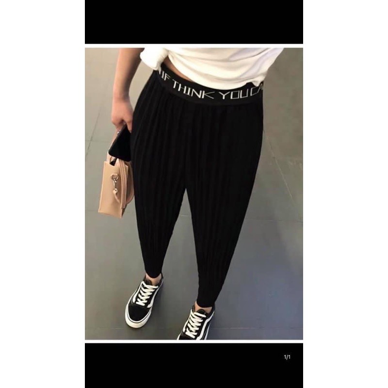 Quần bagyy dập ly quảng châu cạp chữ think you | BigBuy360 - bigbuy360.vn