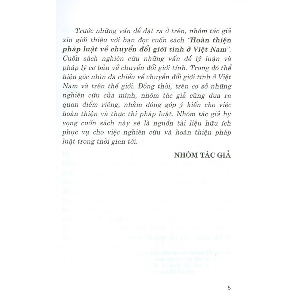Sách - Hoàn Thiện Pháp Luật Về Chuyển Đổi Giới Tính Ở Việt Nam | BigBuy360 - bigbuy360.vn