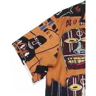 Áo Sơ Mi Ngắn Tay Plus Size Họa Tiết Graffiti WACKO MARIA Cho Nam Nữ