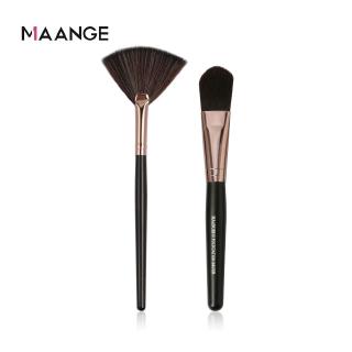 Bộ 2 Cọ MAANGE Trang Điểm Tán Phấn Nền