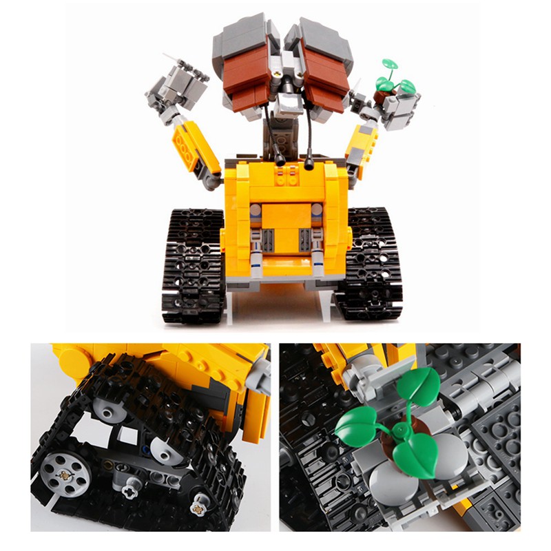 Đồ chơi Lắp ghép Mô hình Idea Robot WALL E Lepin 16003 Lion king 180042 Robot Biết Yêu WALL E Quà cho các bé trai