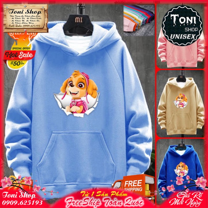 ÁO HOODIE PUPPY PRINCESS Nỉ Ngoại Cao Cấp - In Pet Siêu Bền Siêu Đẹp (HD6100 - Kèm Ảnh Thật) (TONI S