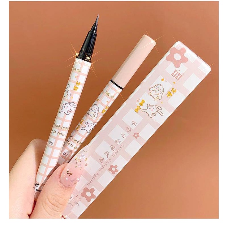 [Hàng mới về] Bút kẻ mắt Xixi chống nước nhanh khô màu nâu