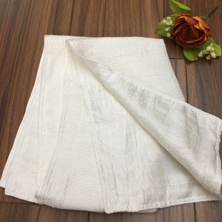 Khăn thể thao 100% tơ tằm, 2 lớp 30x100cm, hàng thủ công Việt Nam