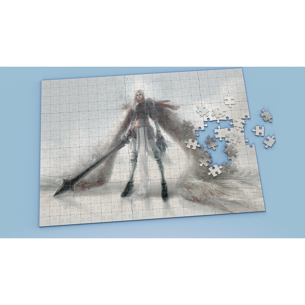 Tranh ghép hình A4, A5 League of Legends, xếp hình KEYLE - Mẫu 1