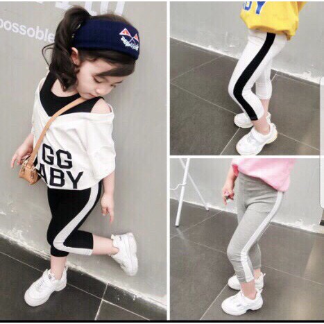 [Nhập CUPIQUAN giảm thêm 8%] Quần legging dáng thể thao cho bé gái - QCV