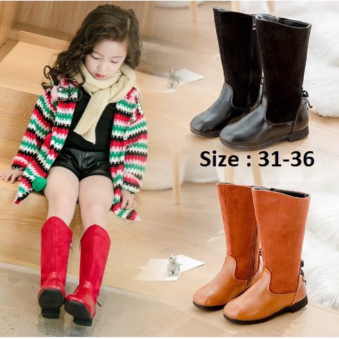 Boot cao  cổ bé gái