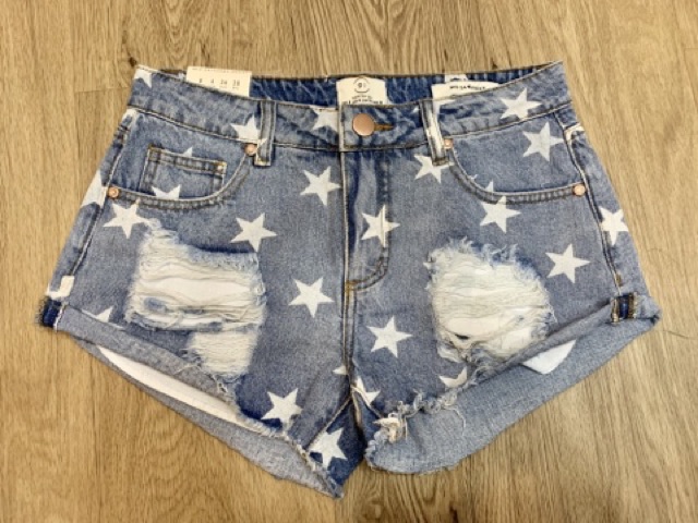 QUẦN JEAN SHORT LƯNG VỪA hiệu COTTON ON