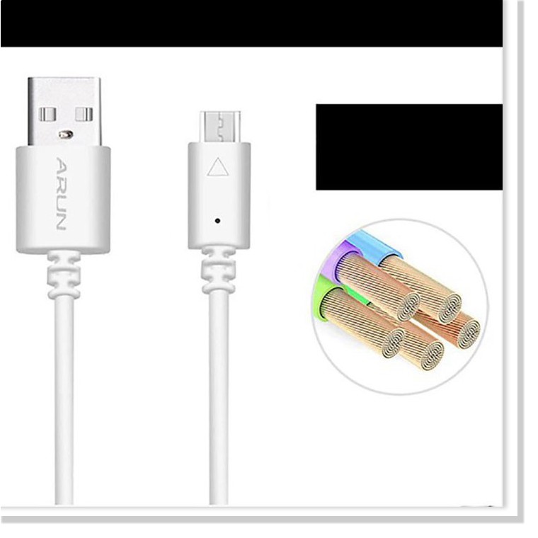 Cáp sạc arun micro usb dành cho android dài 1m